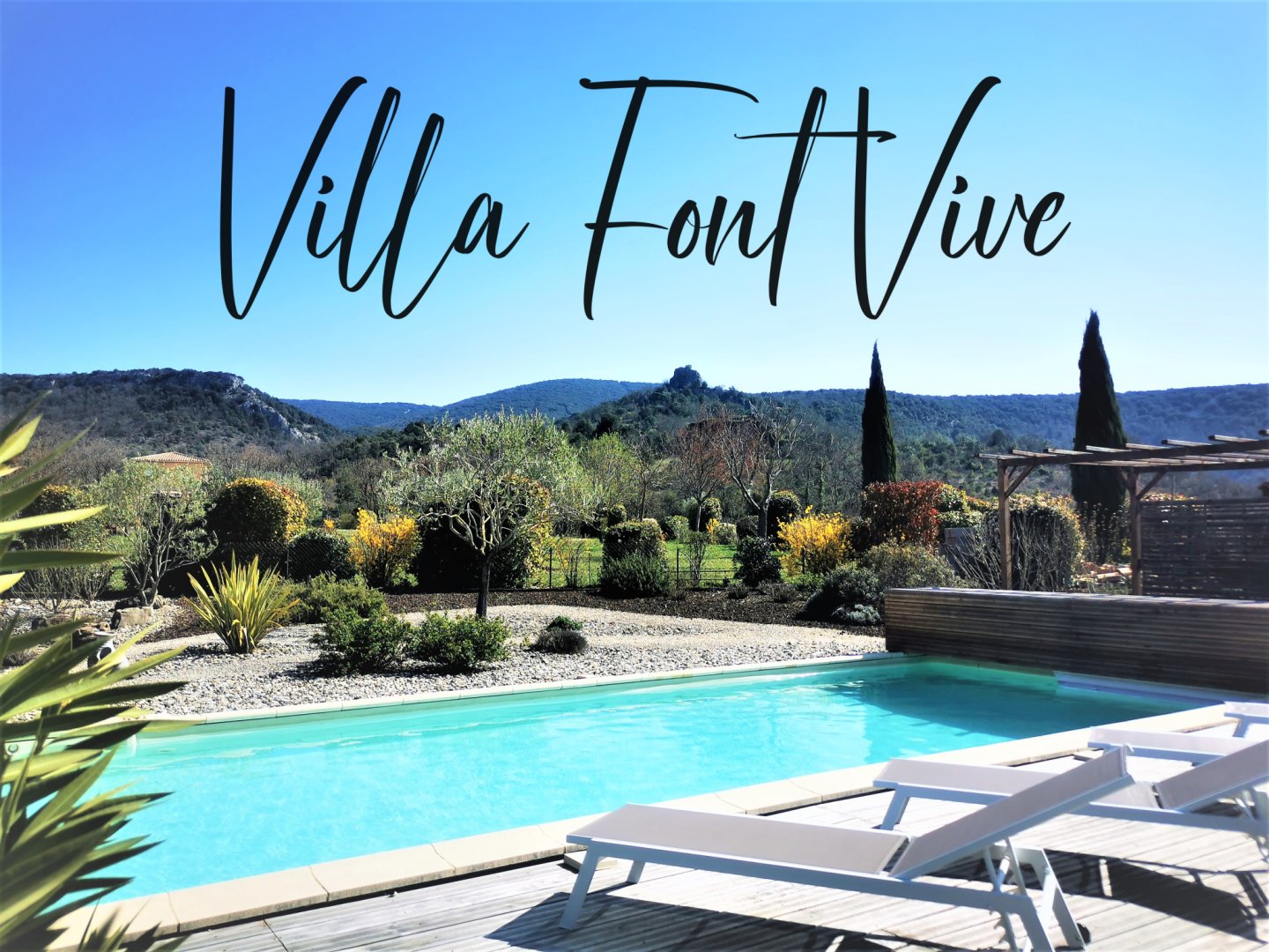 Villa Font Vive : chambres d'hôtes éco-responsables, suites Grospierres,  Sud Ardèche