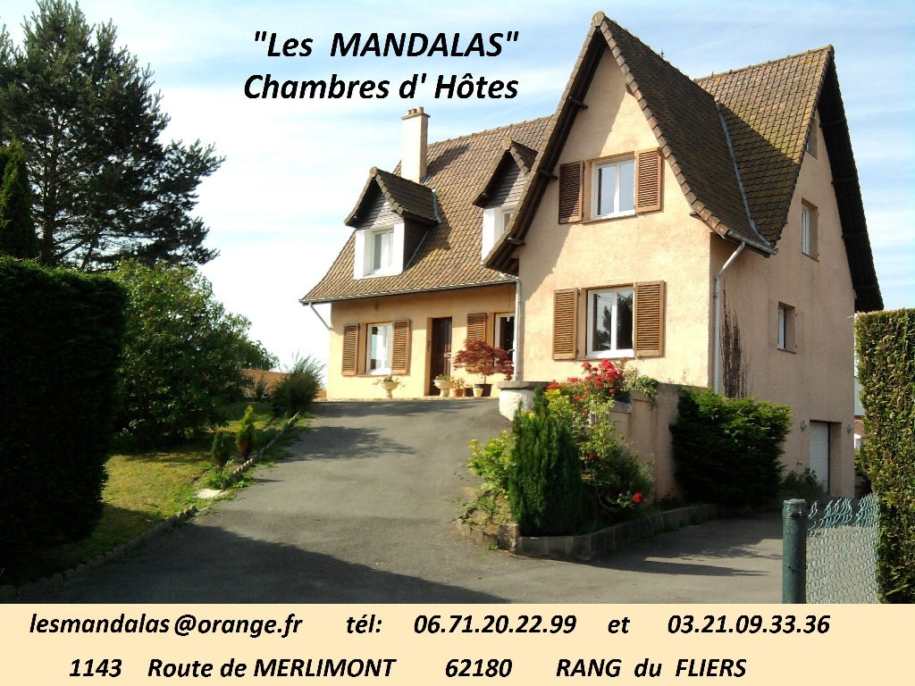 Chambres d'hôtes Les Mandalas, chambres Rang-du-Fliers, Côte d'Opale - Baie  de Somme - Marquenterre - Baie d'Authie