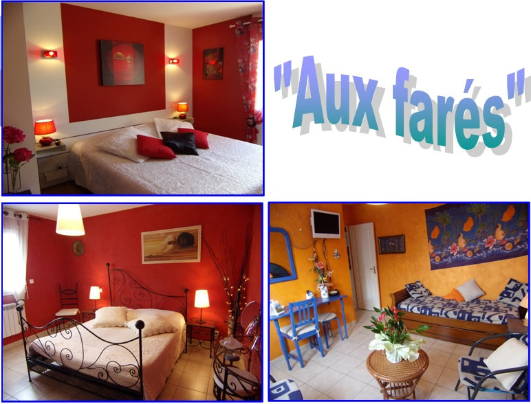 Aux Farés", 3 chambres d'hôtes, suite familiale et chambres Saint-Vincent  sur Jard, Pays de Loire