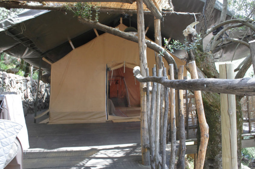 Tente Lodge Safari "Tente dans les Arbres" - Tent in Porto-Ota en Corse du  sud (2A), Corse du sud
