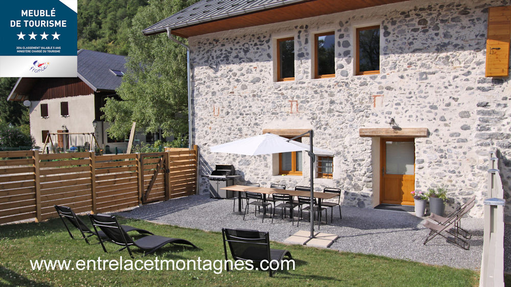 ENTRE LAC et MONTAGNES - "Côté Montagnes", gîte Doussard, Lac d'Annecy ;  Massif des Bauges ; Savoie Mont-blanc
