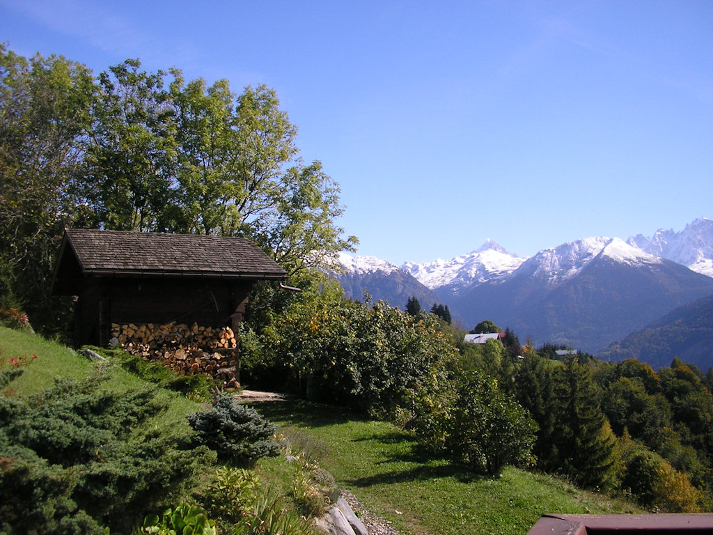 Chalet vue exceptionnelle sur le mont Blanc, chalet Passy, 15 km de  Chamonix et de Megève
