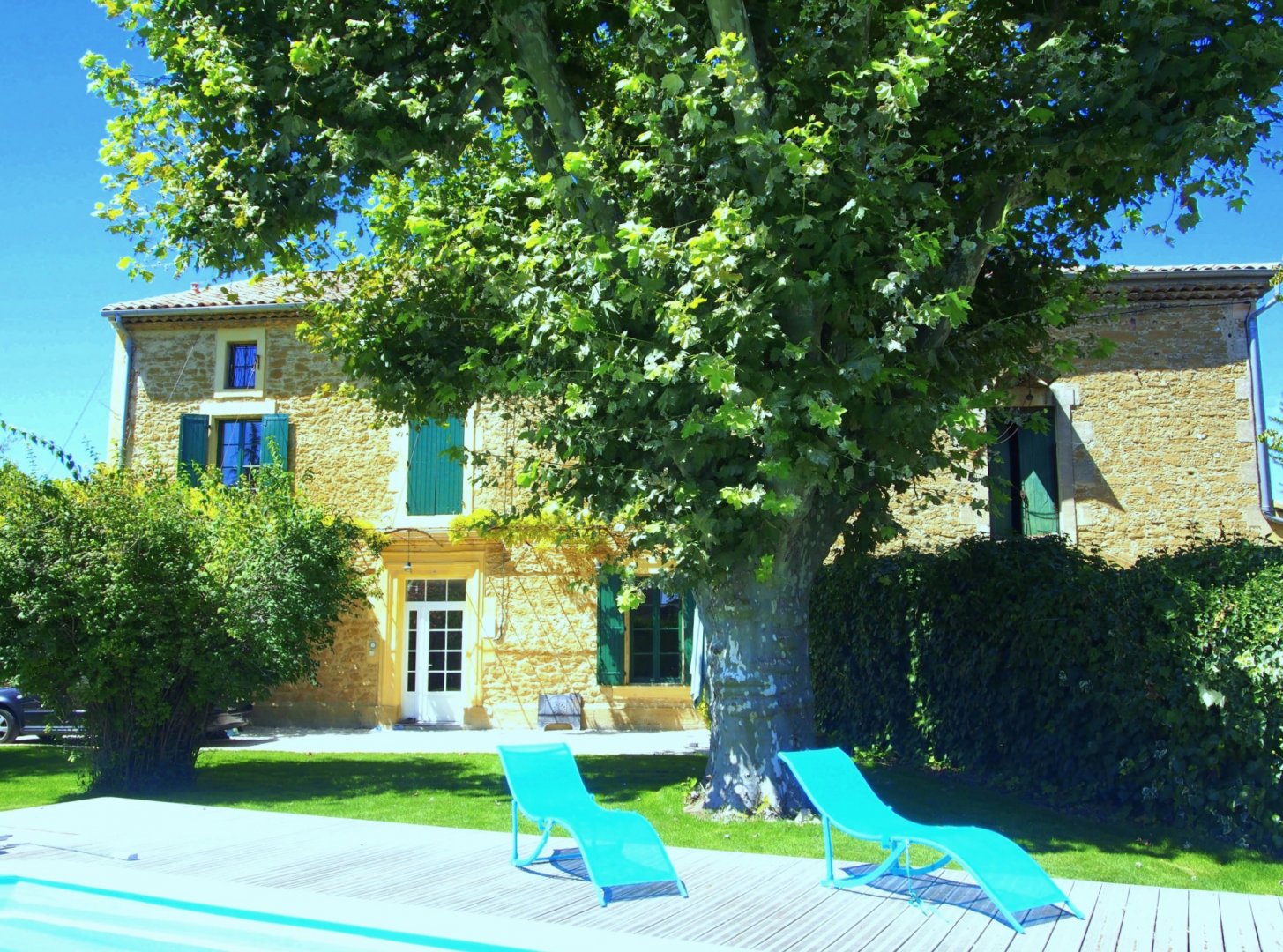 Beau mas climatisé avec piscine privée (VLY01) - Gite en  Pernes-les-Fontaines en le Vaucluse (84), 3 km desde Carpentras